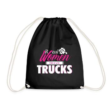 Chemise de chauffeur de camion / Camions de femmes / Camion de femmes - Sac de sport léger - noir - Devant