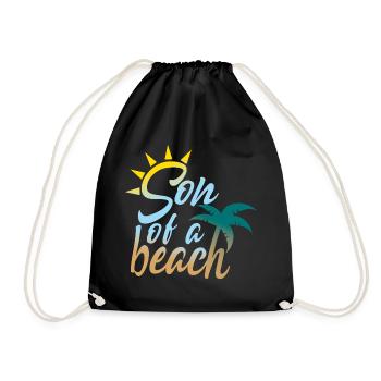 Son of a Beach - Turnbeutel - Schwarz - Vorne