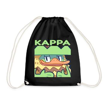 Kappa Emote - Desnes Citrus - Drawstring Bag - black - Front