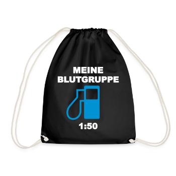 1:50 Zweitakter - Turnbeutel - Schwarz - Vorne