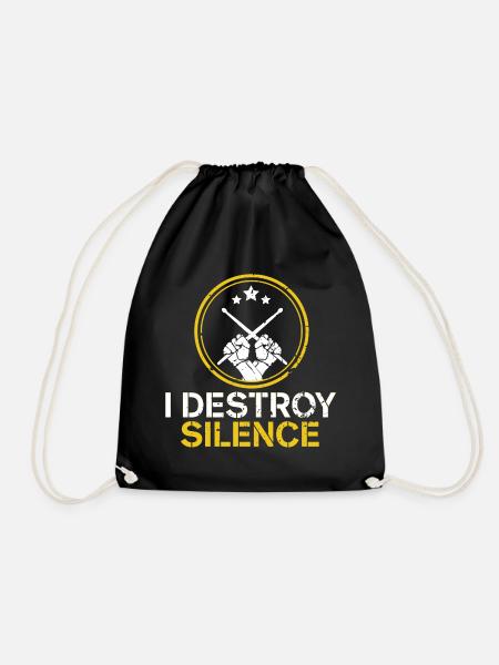 Percussion batteur Drumsticks Percussion - Sac de sport léger - noir