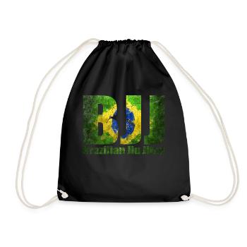 BJJ Jiu Jitsu Brésilien Art Martial MMA Combat - Sac de sport léger - noir - Devant