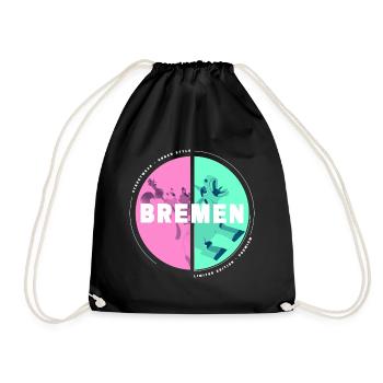Brême Allemagne Ville Skyline Accueil Amour - Sac de sport léger - noir - Devant