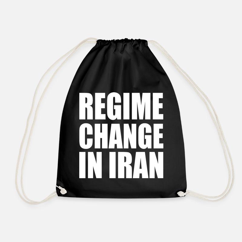 Regime change in iran - Turnbeutel - Schwarz
