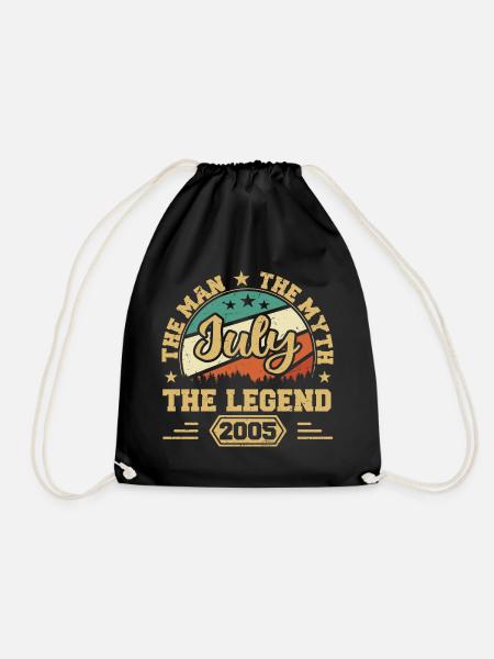 Juillet 2005 L’Homme, le Myte, La légende, juillet 2005 - Sac de sport léger - noir