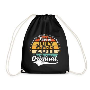 2011 July - Years of greatness since July 2011 - Drawstring Bag - black - Front