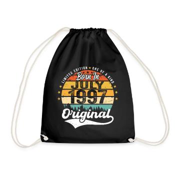 1997 July - Years of greatness since July 1997 - Drawstring Bag - black - Front