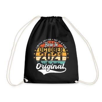 Legendary since October 2021 Limited Edition - Drawstring Bag - black - Front