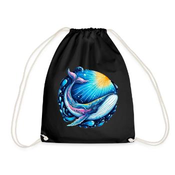 Baleine - Sac de sport léger - noir - Devant