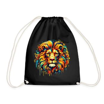 Lion - Sac de sport léger - noir - Devant