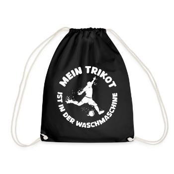 Jersey Football Funny Sayings Lingerie icon - Drawstring Bag - black - Front