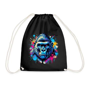 Gorille - Sac de sport léger - noir - Devant