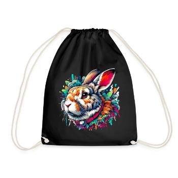 Lapin - Sac de sport léger - noir - Devant