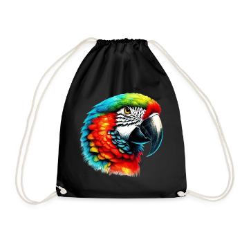 Perroquet - Sac de sport léger - noir - Devant