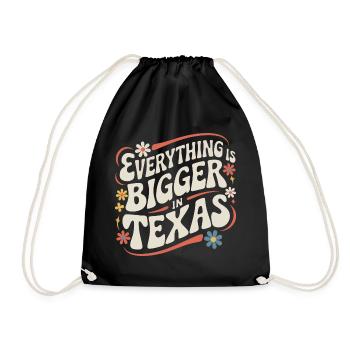 Texas State Texans Texas - Drawstring Bag - black - Front
