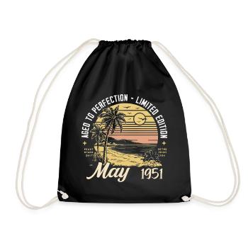 Légendaire depuis mai 1951, mai 1951 - Sac de sport léger - noir - Devant