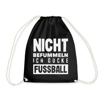 Drôle de Football Football Fan Cadeau - Sac de sport léger - noir - Devant