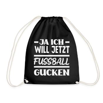 Drôle de Football Football Fan Cadeau - Sac de sport léger - noir - Devant