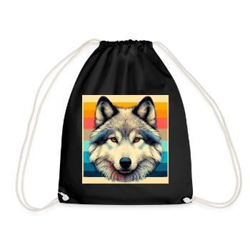 Loup - Sac de sport léger - noir - Devant