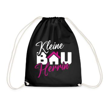 Small Builder Hausliebe Design - Drawstring Bag - black - Front