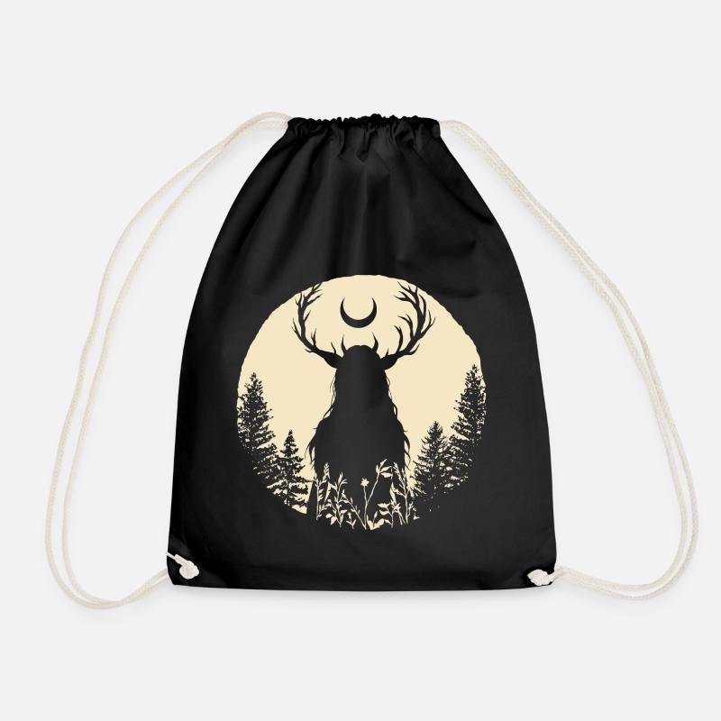 Sorcière de la Lune Sorcière de la Lune - Sac de sport léger - noir