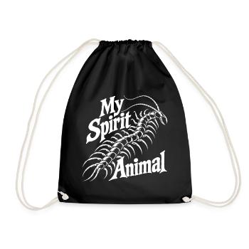 Scolopender Love - Drawstring Bag - black - Front