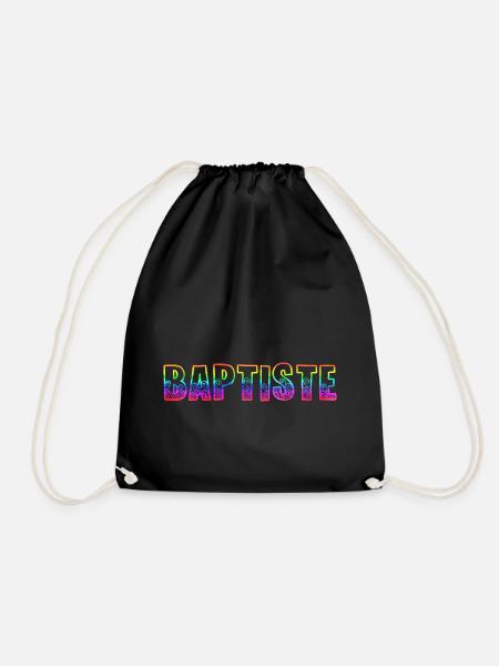 baptiste rs arc-en-ciel - Sac de sport léger - noir