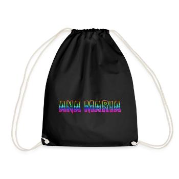 Ana Maria RS Rainbow - Drawstring Bag - black - Front