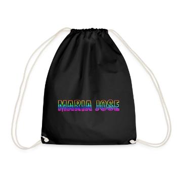 Maria Jose RS Rainbow - Drawstring Bag - black - Front
