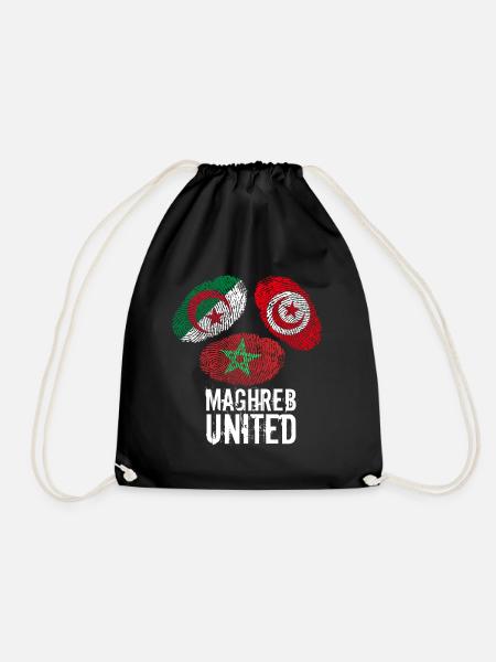 MAGHREB UNITED المغرب - Turnbeutel - Schwarz