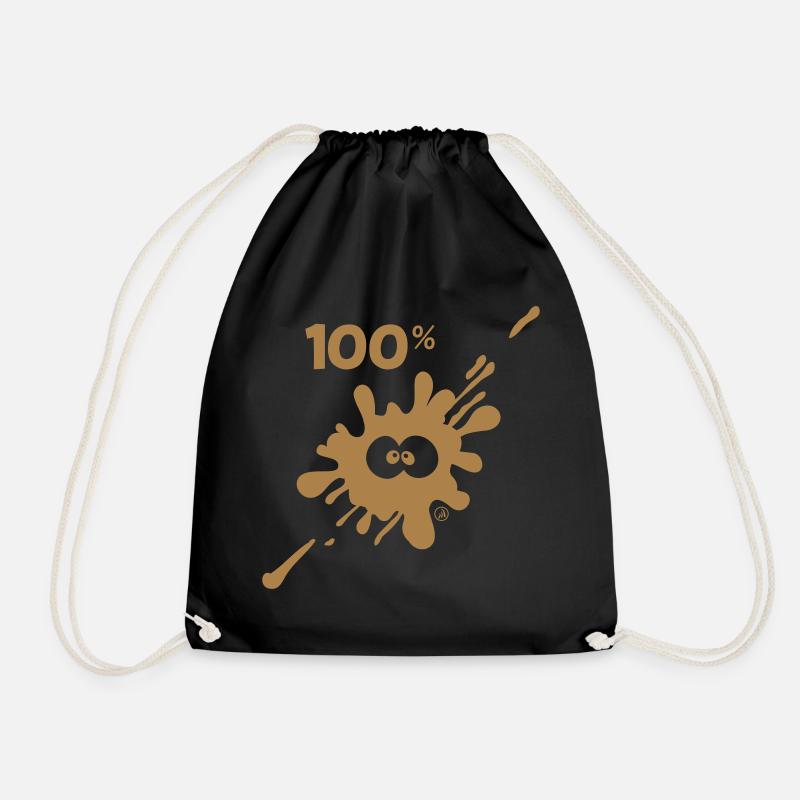 100% MUD - Turnbeutel - Schwarz