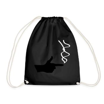 fingergun 2c - Sac de sport léger - noir - Devant