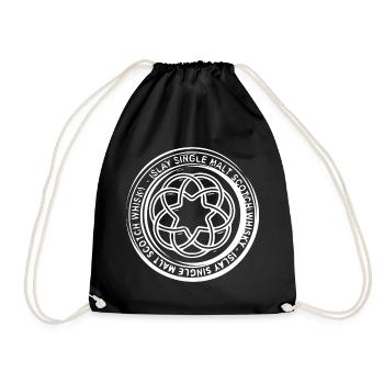 Islay Scotch Whiskey - Whiskey Design - Drawstring Bag - black - Front