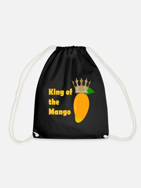 King of the mango - Drawstring Bag - black