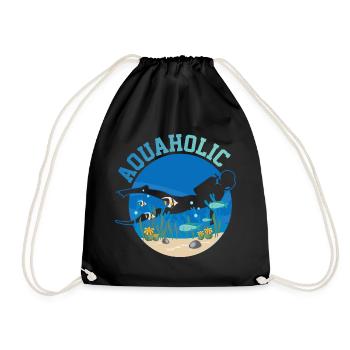 Plongée sous-marine - Sac de sport léger - noir - Devant