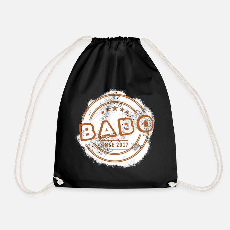 Babo Papa Vintage - Turnbeutel - Schwarz