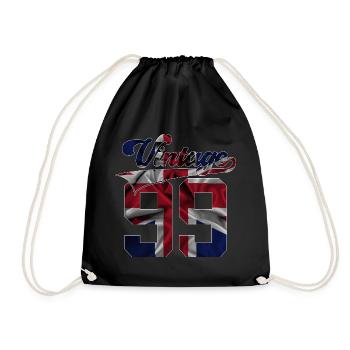 27E ANNIVERSAIRE UK MILLÉSIME 1999 - Sac de sport léger - noir - Devant