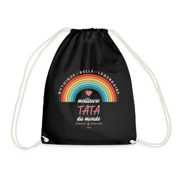 Meilleure tata du monde - Sac de sport léger - noir - Devant