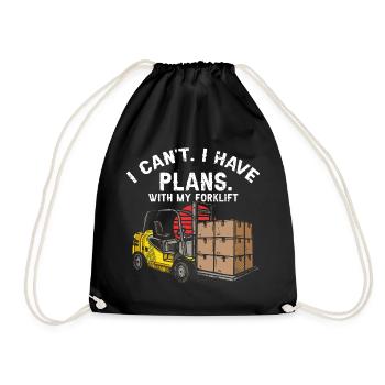 Magasiniers pour les caristes et les chariots élévateurs - Sac de sport léger - noir - Devant