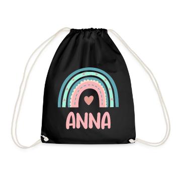 Anna Nom Rainbow Baby - Sac de sport léger - noir - Devant