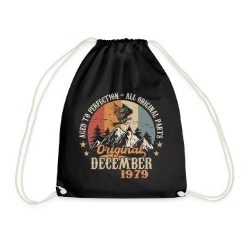 Décembre 1979 Jubilé 1979 Légendes Décembre - Sac de sport léger - noir - Devant