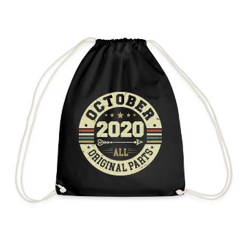 Légendaire depuis octobre 2020 Anniversaire octobre 2020 - Sac de sport léger - noir - Devant