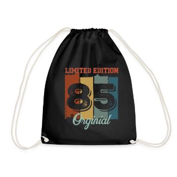 Limited Edition 85 Original – 40th Anniversary - Drawstring Bag - black - Front