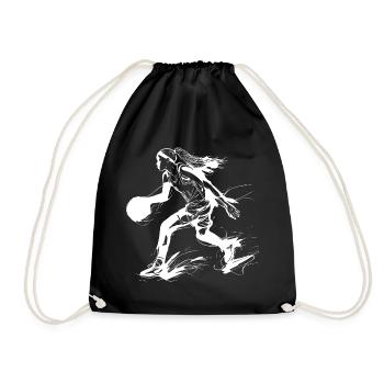 Basketball player - Drawstring Bag - black - Front