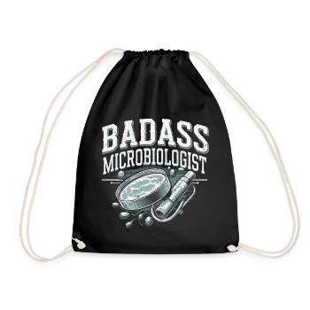 Passion pour la microbiologie - Sac de sport léger - noir - Devant
