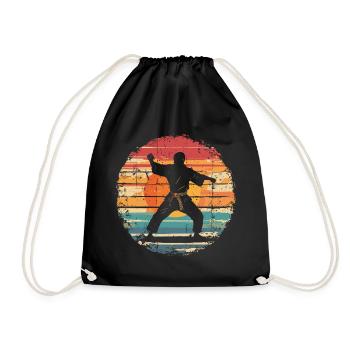 Karateka - Drawstring Bag - black - Front