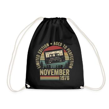 Novembre 1976 - Sac de sport léger - noir - Devant