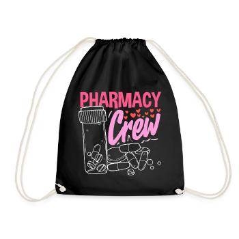 Pharmacist Pharmaceutical Technical - Drawstring Bag - black - Front