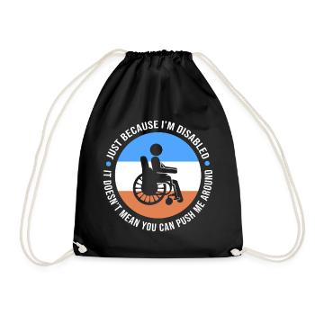 fauteuil roulant - Sac de sport léger - noir - Devant