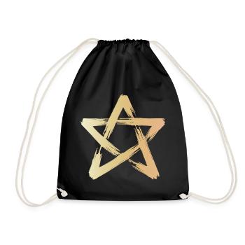 Étoile du Brossage Doré - Sac de sport léger - noir - Devant
